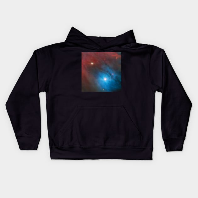 Orion Nebula Kids Hoodie by Tidio Art